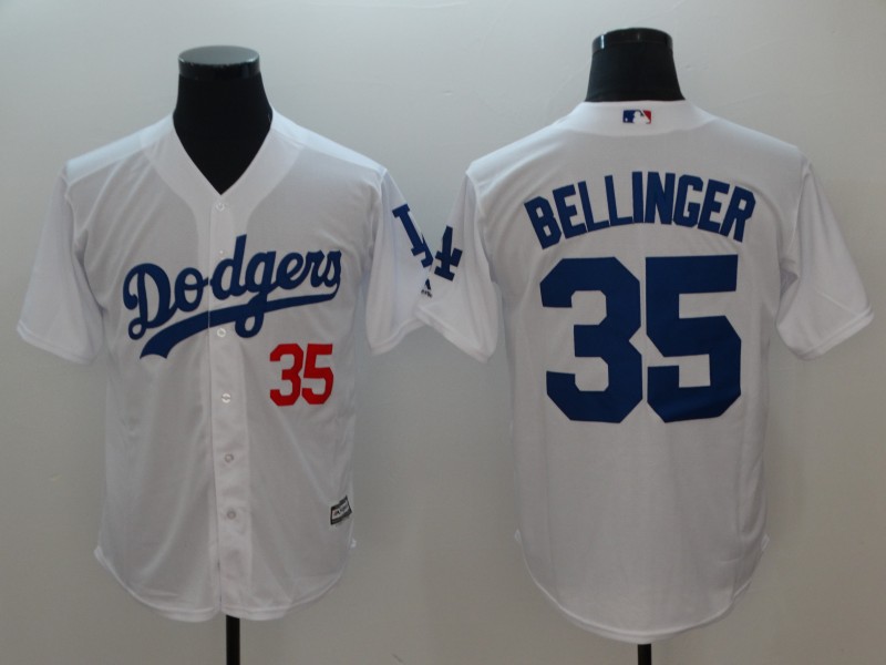 2018 Men Los Angeles Dodgers #35 Bellinger game jerseys